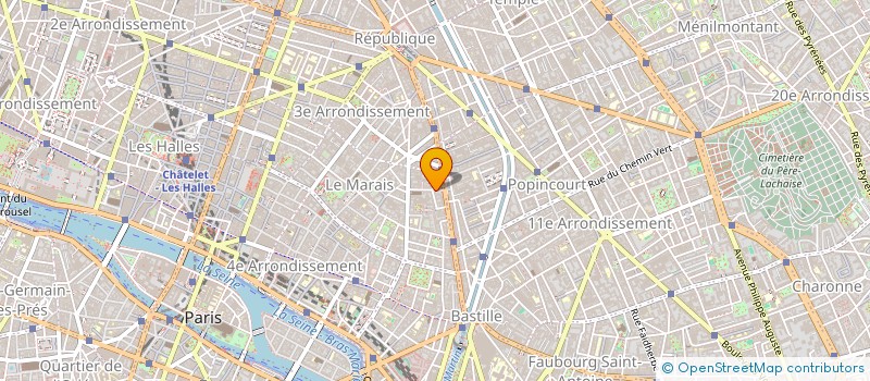 localisation de l'entreprise SOC COUTELLEX à PARIS