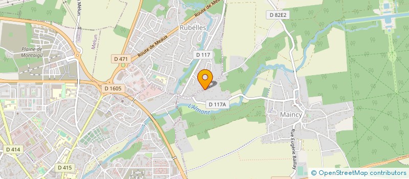 localisation de l'entreprise SOC COUVERT CHAUFF PLOMB 3 MOULINS à RUBELLES