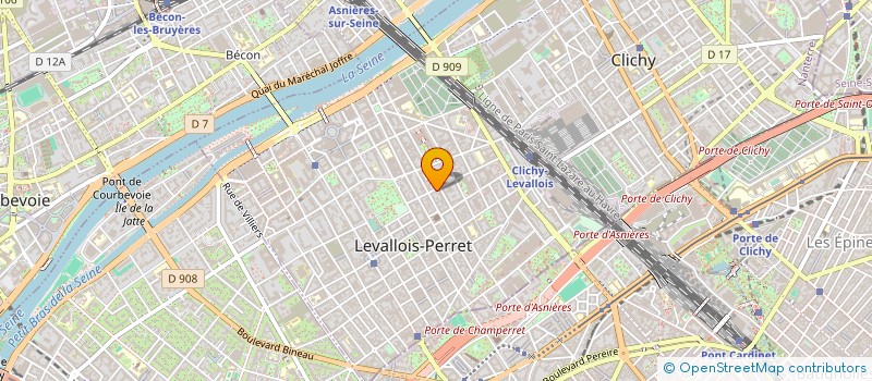 localisation de l'entreprise SOC CQFD à LEVALLOIS-PERRET