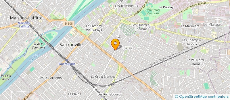localisation de l'entreprise SOC CREAMAT à SARTROUVILLE