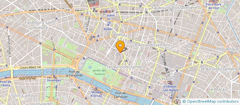 localisation de l'entreprise SOC CREATION VENTE ACCESSOIRE MODE à PARIS