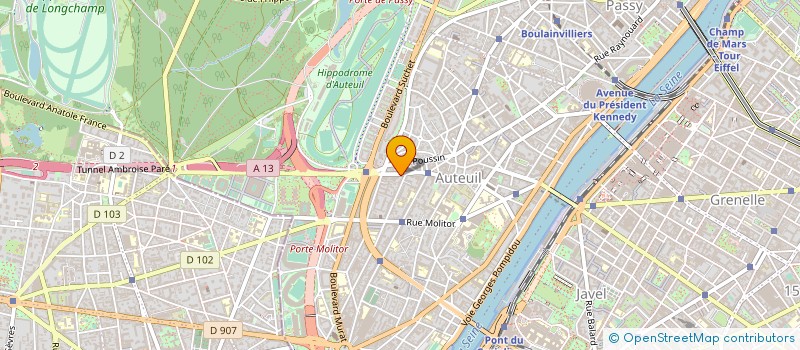 localisation de l'entreprise SOC CREATIONS CLAUDE KRIEF  PARIS