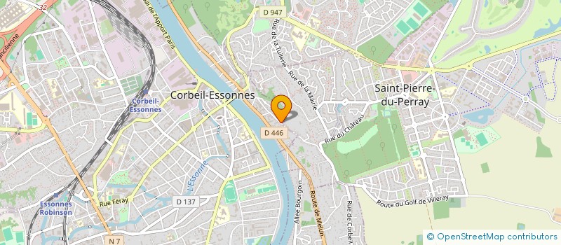 localisation de l'entreprise SOC CULTURELLE LOISIRS AMILAND BABYLAND à CORBEIL-ESSONNES