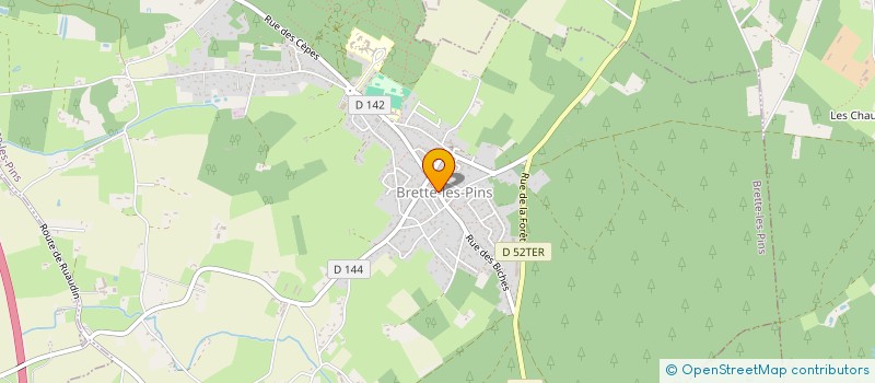 localisation de l'entreprise SOC CYCLISTE BRETTE SPORTIF  BRETTE-LES-PINS