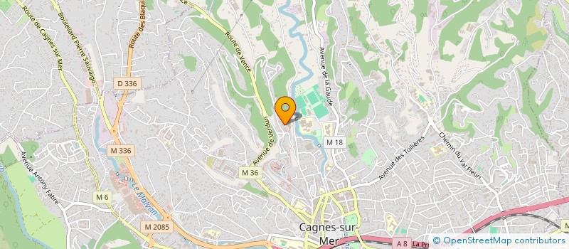localisation de l'entreprise SOC D 4 DIRECT à CAGNES SUR MER