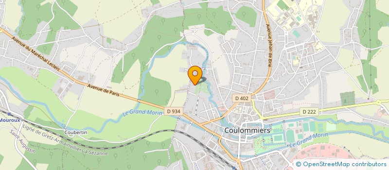 localisation de l'entreprise SOC D'ABATTAGE DE TRANSPORT ET DE SCES à COULOMMIERS