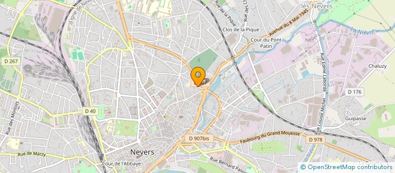 localisation de l'entreprise SOC D ACHATS ET VENTES IMMOBILIERES à NEVERS