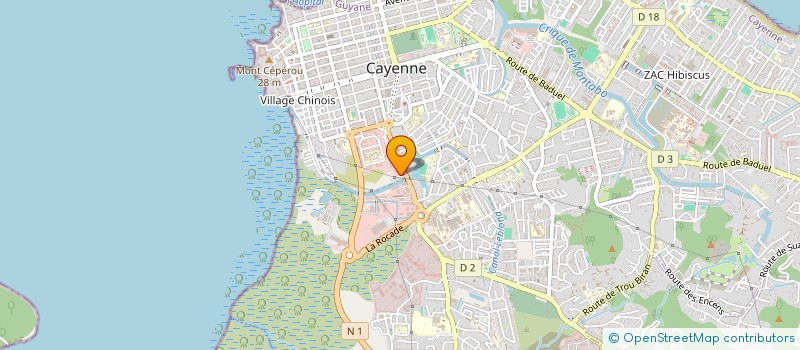 localisation de l'entreprise SOC D'ACTIVITES MULTIPLES à CAYENNE