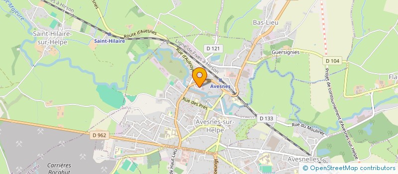 localisation de l'entreprise SOC D AGRICULTURE D AVESNES  AVESNES-SUR-HELPE