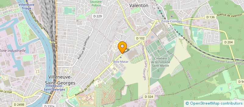 localisation de l'entreprise SOC D'ALIMENTATION VILLENEUVE TALOUST à VILLENEUVE-SAINT-GEORGES