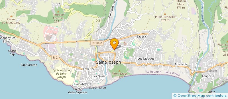 localisation de l'entreprise SOC D'AMBULANCE BENARD à SAINT-JOSEPH