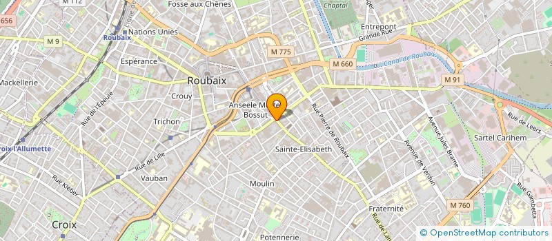 localisation de l'entreprise SOC D AMENAGEMENT METROPOLITAIN à ROUBAIX