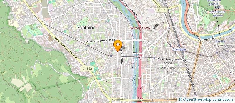 localisation de l'entreprise SOC D AMENAGMT CHARPENTE ET COUVERTURE à FONTAINE