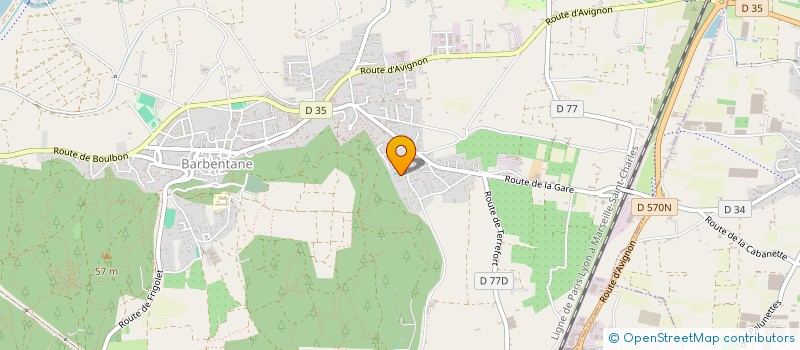 localisation de l'entreprise SOC D ANIMATION ET DE LOISIRS LE KEZAKO  BARBENTANE