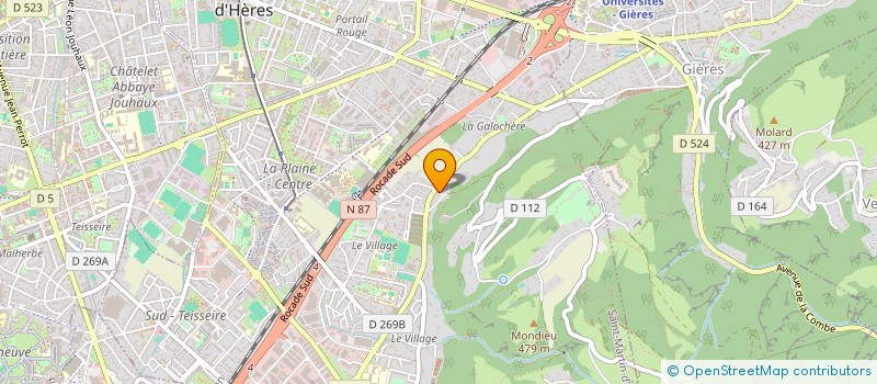 localisation de l'entreprise SOC D APPLICAT THERMIQ IANNONE MARTINS  SAINT-MARTIN-D'HERES