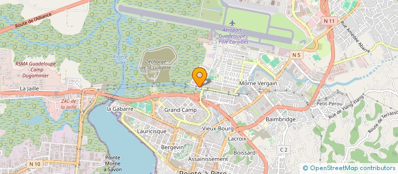 localisation de l'entreprise SOC D'APPLICATION DE PLATRE PROJETE à LES ABYMES
