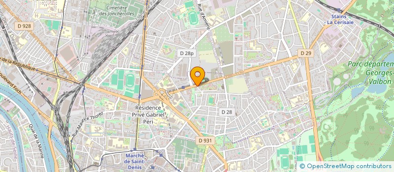 localisation de l'entreprise SOC D APPLICATIONS MODERNES EUROPEENNES à SAINT-DENIS