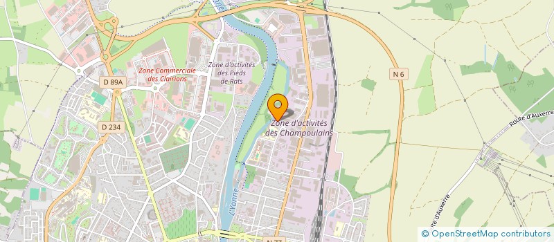 localisation de l'entreprise SOC D'APPLICATIONS TECHNIQUES ELECTRIQUE à AUXERRE