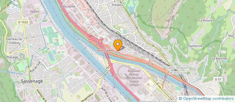 localisation de l'entreprise SOC D'ASSISTANCE TECH SERVICE INDUSTRIE  SAINT-MARTIN-LE-VINOUX