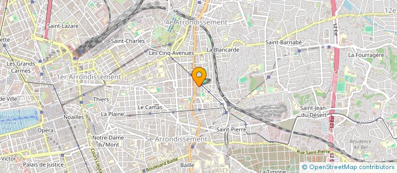 localisation de l'entreprise SOC D AUTOMOBILES ET DE BATIMENT à MARSEILLE