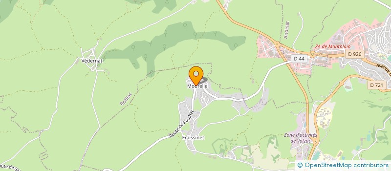 localisation de l'entreprise SOC D AUVERGNE PRODUITS ALIMENTAIRES à COREN