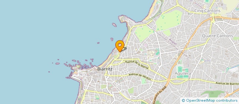 localisation de l'entreprise SOC D'ECONOMIE MIXTE POUR L'EXPLOITATION  BIARRITZ