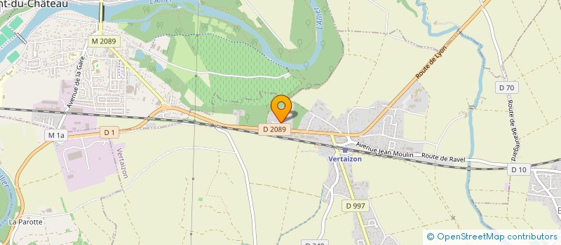 localisation de l'entreprise SOC D ELABORATION GLACES ARTISANALES  VERTAIZON