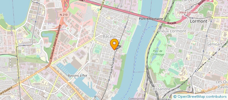 localisation de l'entreprise SOC D ELECTRICITE DU BASSIN AQUITAIN à BORDEAUX