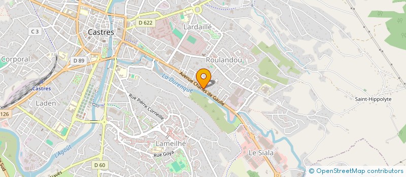 localisation de l'entreprise SOC D ELECTRO MENAGER TARNAIS  CASTRES