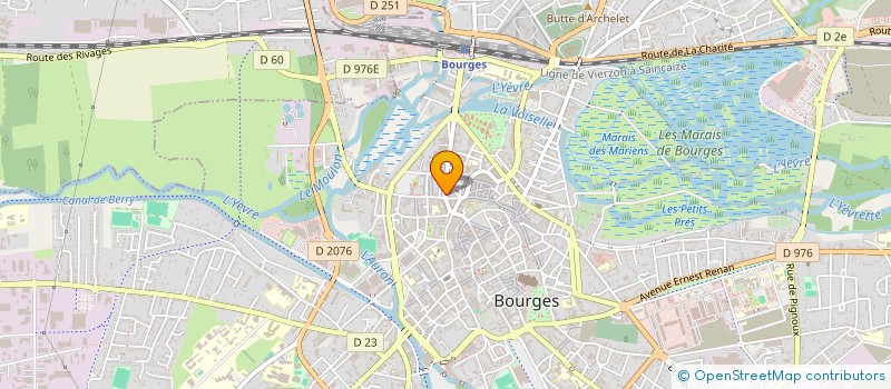 localisation de l'entreprise SOC D ELECTRONIQUE ET D INFORMATIQUE à BOURGES
