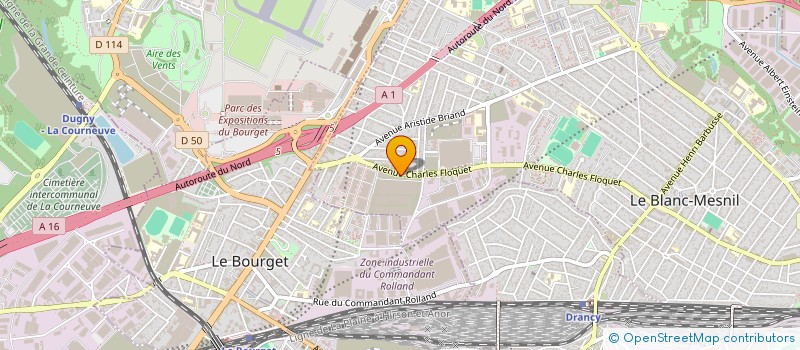localisation de l'entreprise SOC D'EMBALLAGE TRANSIT MONDIAL à LE BLANC-MESNIL