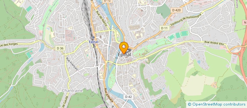 localisation de l'entreprise SOC D EMULATION DEPARTEMENT DES VOSGES à EPINAL