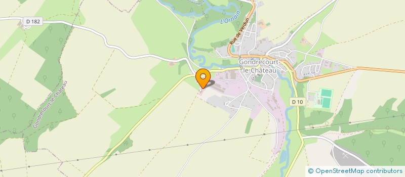 localisation de l'entreprise SOC D'ENCOURAGEMENT DES SAPEURS POMPIERS à GONDRECOURT-LE-CHATEAU