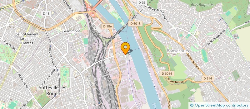 localisation de l'entreprise SOC D ENLEVEMENT ET DE DEPANNAGE  SOTTEVILLE-LES-ROUEN