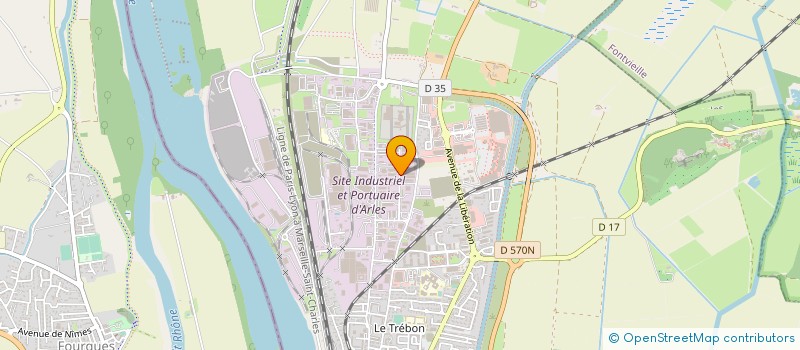 localisation de l'entreprise SOC D'ENTREP FABRIC MONTAGES POUR INDUST à ARLES