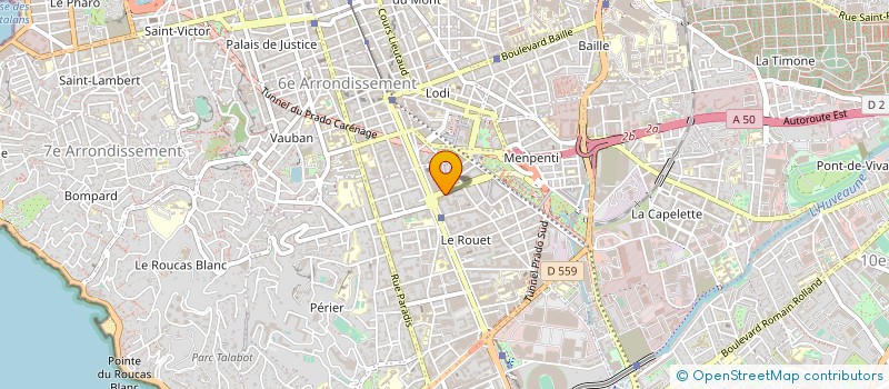 localisation de l'entreprise SOC D ESPACES ET D ENVIRONNEMENT DIVERS  MARSEILLE
