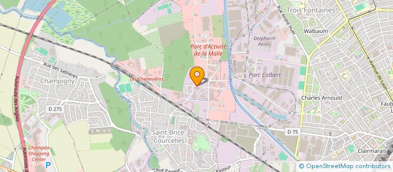 localisation de l'entreprise SOC D ETALONNAGE CONTROLE INSTRS MESURE  SAINT-BRICE-COURCELLES