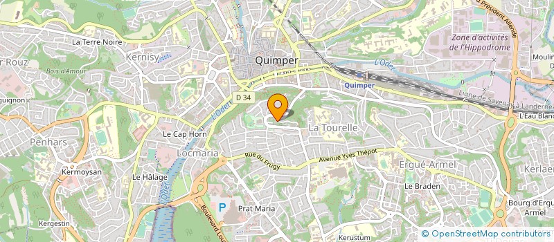 localisation de l'entreprise SOC D ETIQUETAGE RAPIDE POUR OFFICINE à PLERIN