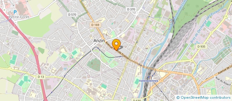 localisation de l'entreprise SOC D'ETUDE ET D'EXPERTISE FINANCIERES  ANZIN