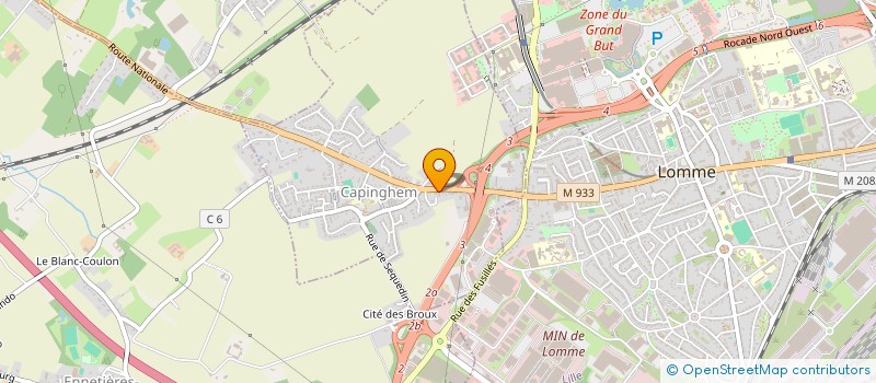 localisation de l'entreprise SOC D ETUDE ET DE CONSTRUCTION à CAPINGHEM