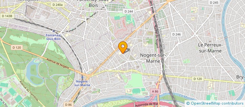 localisation de l'entreprise SOC D'ETUDE ET DE PROMOTION IMMOBILIERE à NOGENT-SUR-MARNE
