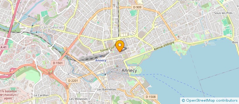 localisation de l'entreprise SOC D'ETUDES ET DE CONSEILS FINANCIERS à ANNECY