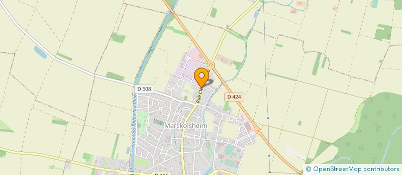 localisation de l'entreprise SOC D'ETUDES ET DE TRAVAUX D'ALSACE SETA à MARCKOLSHEIM