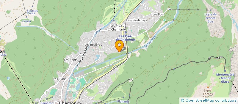 localisation de l'entreprise SOC D'ETUDES INTERNATIONALES  CHAMONIX-MONT-BLANC