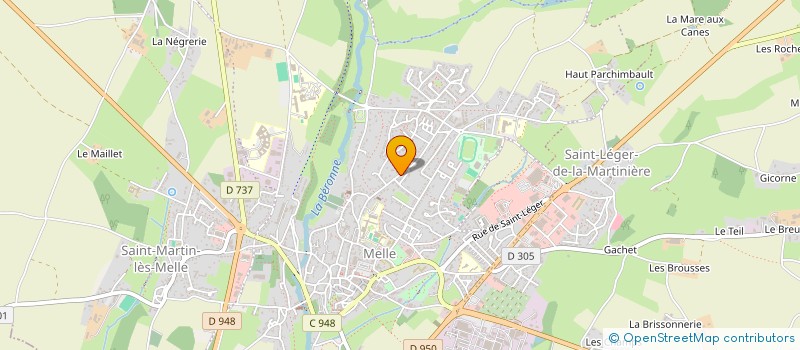 localisation de l'entreprise SOC D'ETUDES METHODES ET ORGANISATION  MELLE