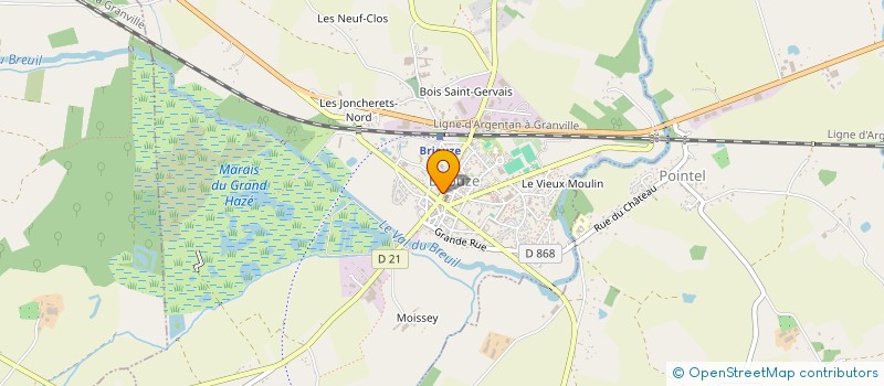 localisation de l'entreprise SOC D'ETUDES TECHNIQUES ENGENIERIE RENOV à BRIOUZE