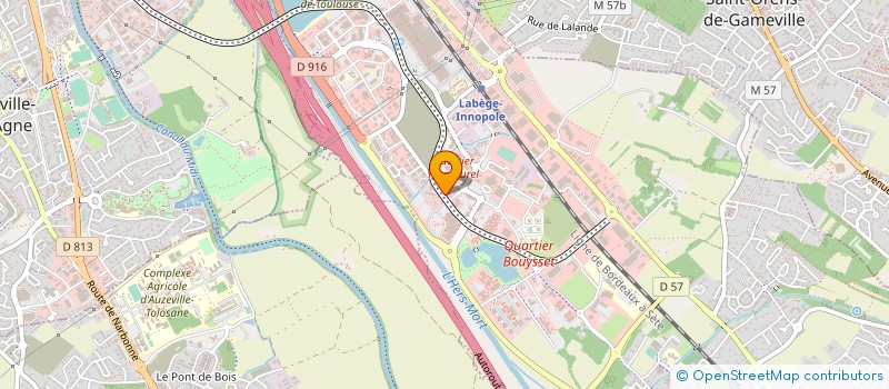 localisation de l'entreprise SOC D'ETUDES TECHNIQUES ET INDUSTRIELLES à LABEGE