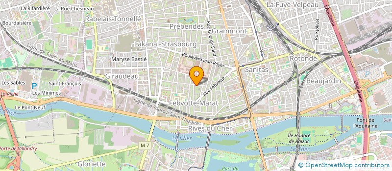localisation de l'entreprise SOC D'EVANGELISATION DE L'OUEST à TOURS