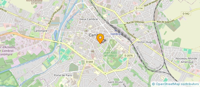 localisation de l'entreprise SOC D'EXPERTISE COMPTABLE, D'AUDIT ET D'INFORMATIQUE à CAMBRAI