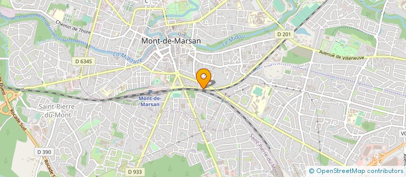 localisation de l'entreprise SOC D'EXPERTISE DU SUD OUEST  MONT-DE-MARSAN